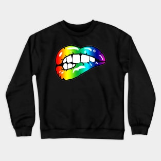 Rainbow lips Crewneck Sweatshirt